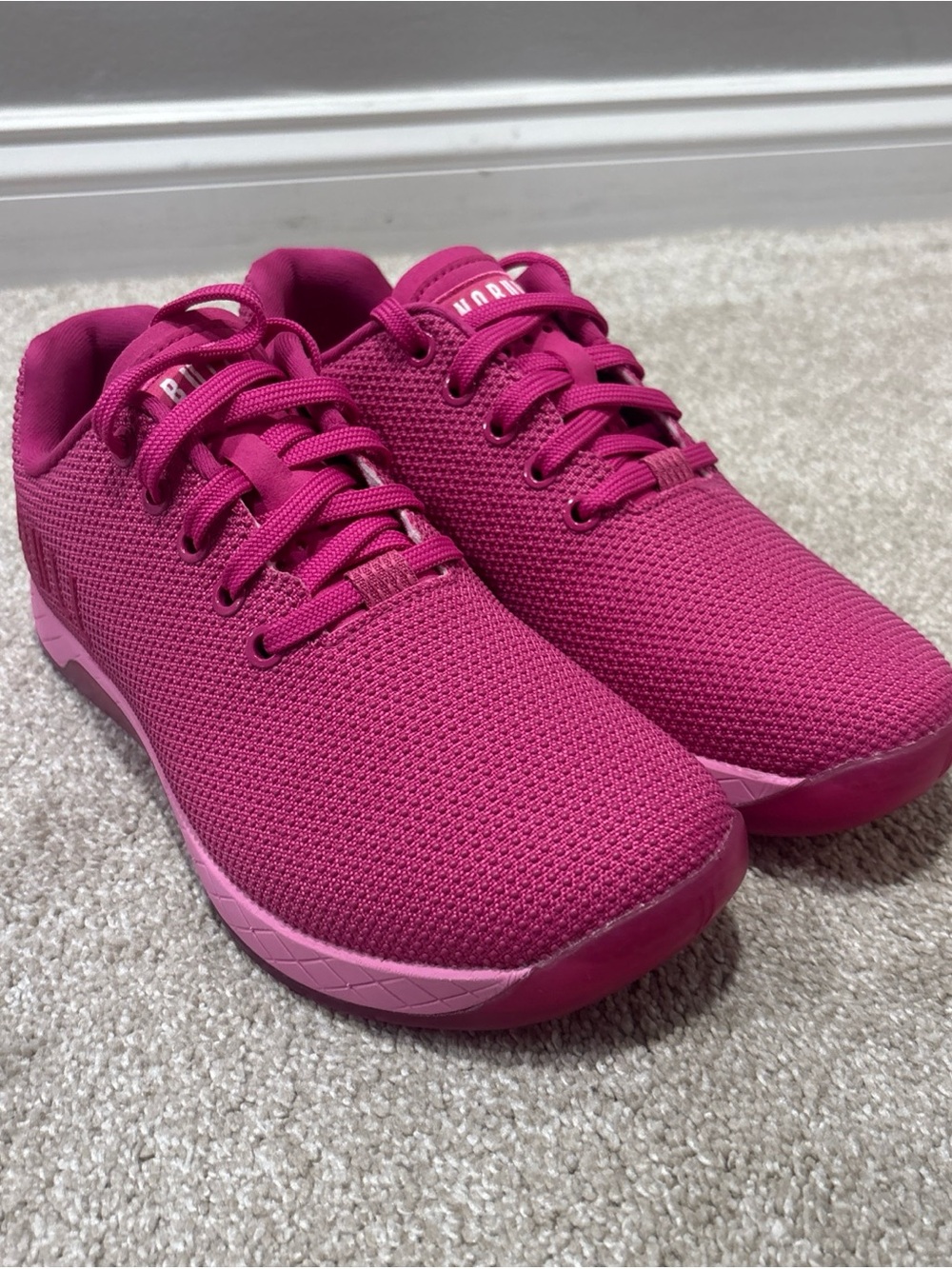 Nobull Shoes Womens Size 8 Pink Training Running Comfort Walking Sneakers Gym